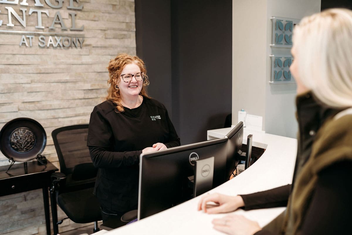 Jackson Family Dental front office kansas city