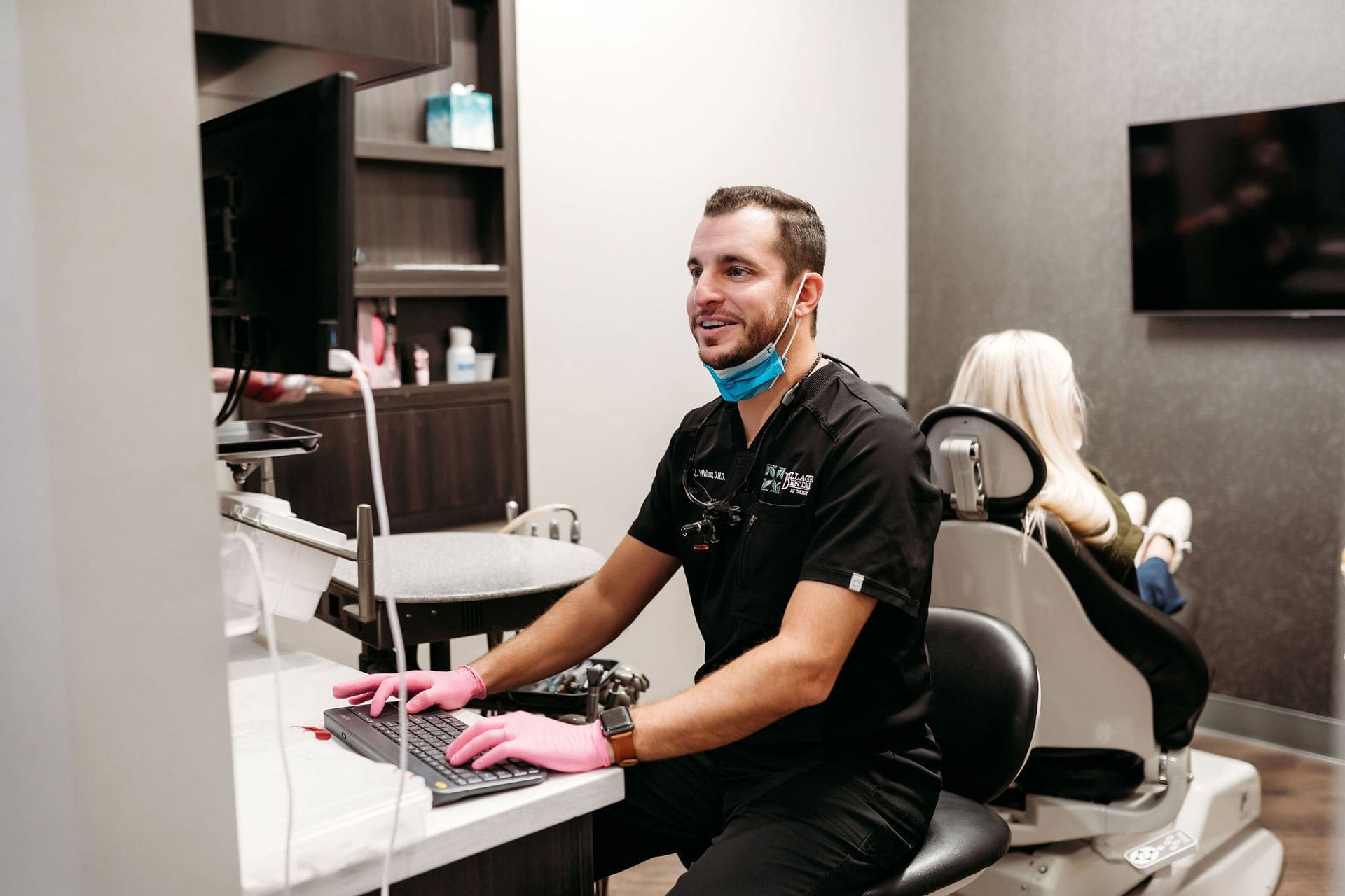 Jackson Family Dental front office kansas city